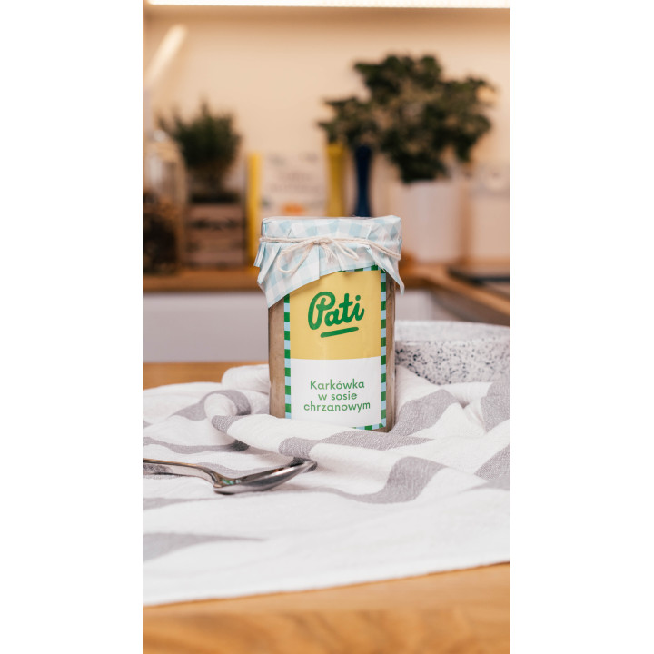 Karkówka w sosie chrzanowym