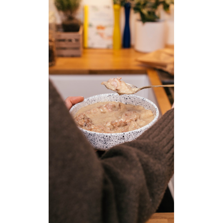 Karkówka w sosie chrzanowym